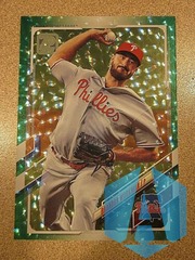 2021 Topps Baseball Green Sparkle Foil #160 Brandon Workman 335/499